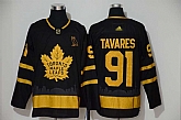 Maple Leafs 91 John Tavares Black Gold Adidas Jersey,baseball caps,new era cap wholesale,wholesale hats